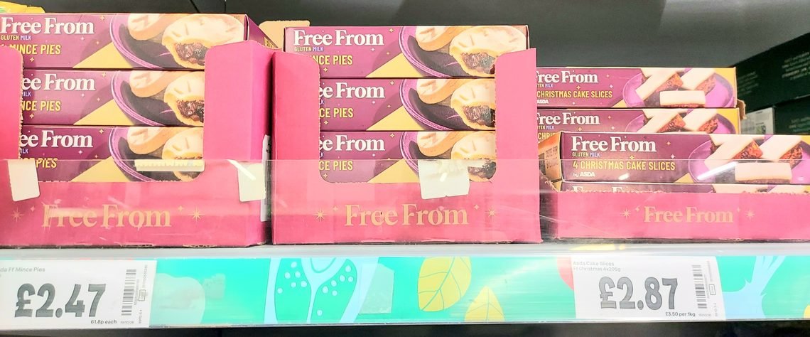 Asda Free From Mince pies