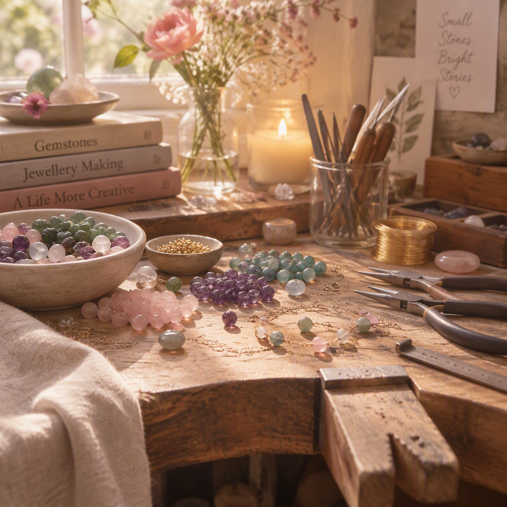 Sussex Artisan Jewellery photo of products being made.