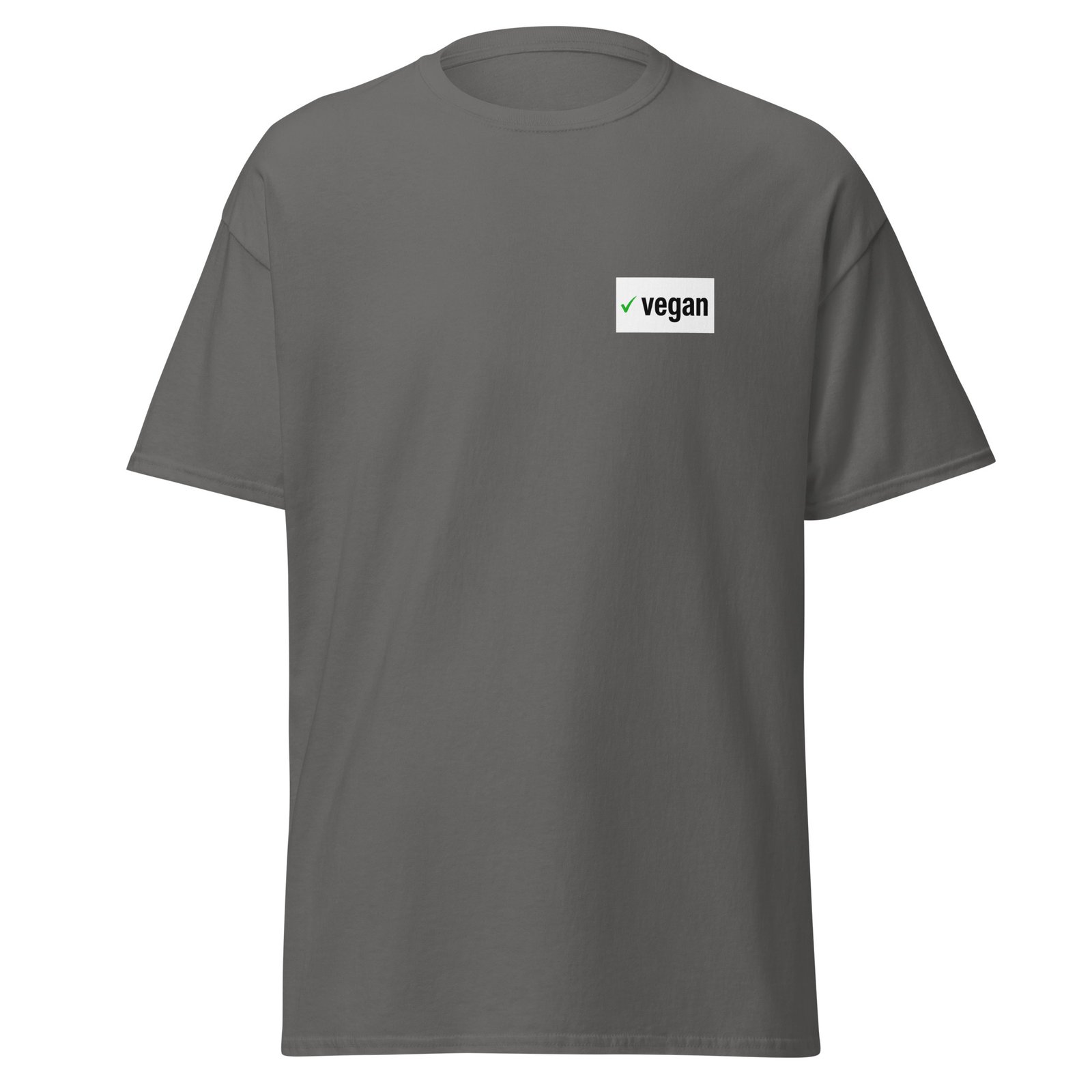 Vegan and Green Tick Cotton T-Shirt - Image 21