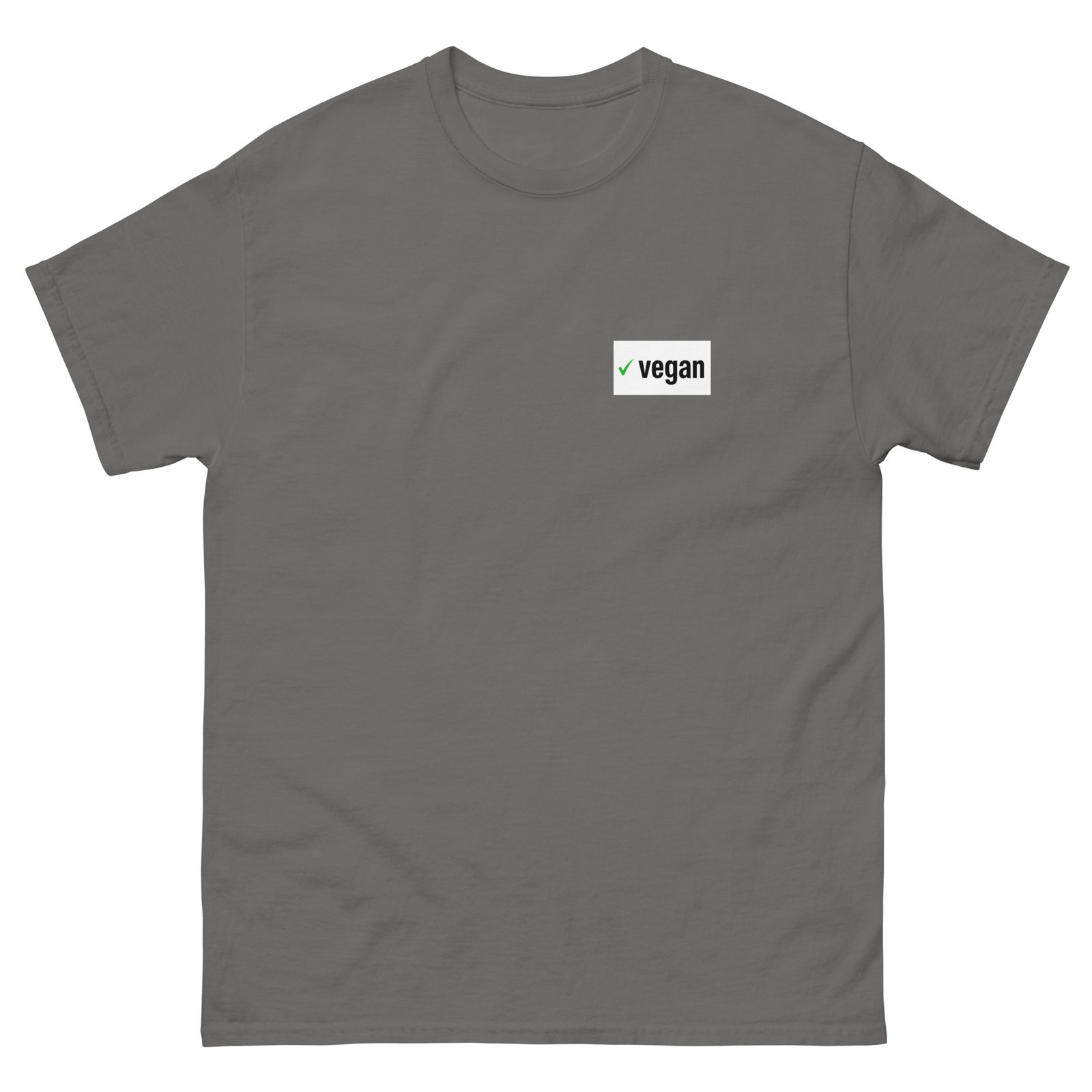 Vegan and Green Tick Cotton T-Shirt - Image 25