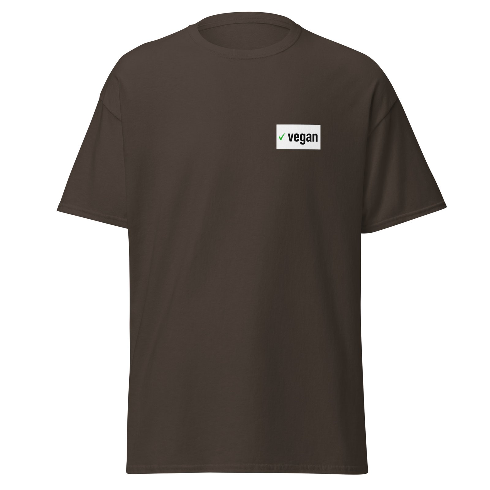 Vegan and Green Tick Cotton T-Shirt - Image 20