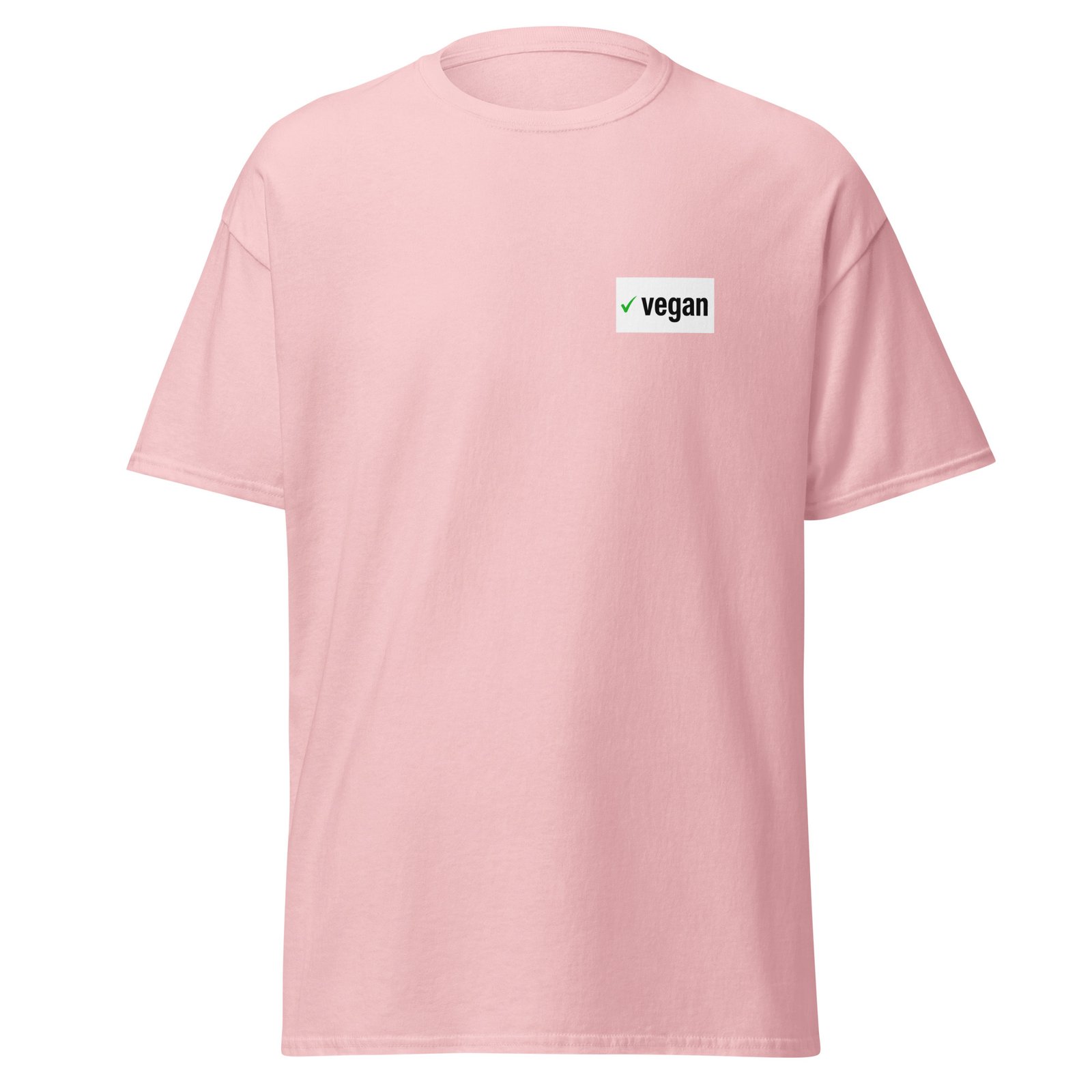 Vegan and Green Tick Cotton T-Shirt - Image 23