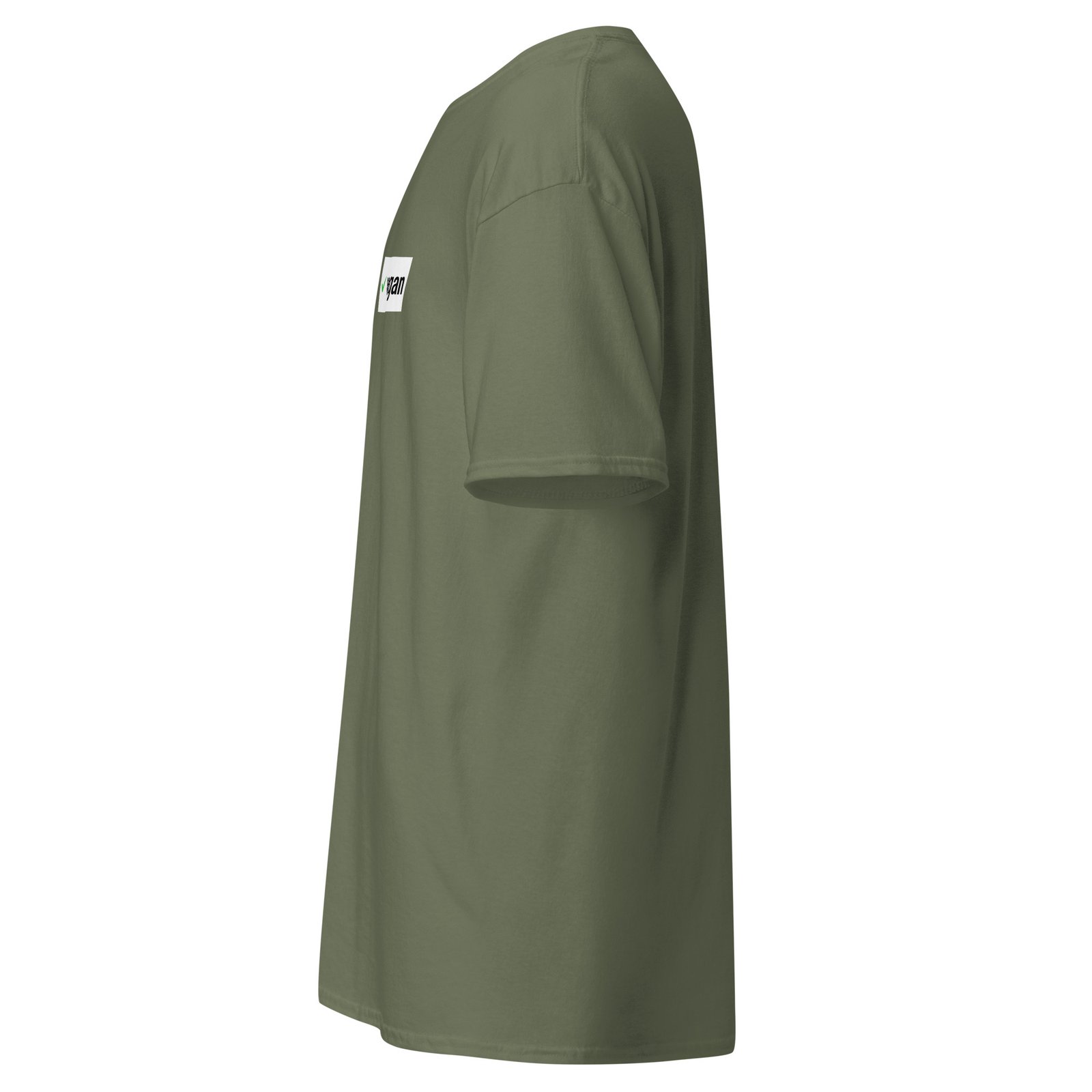 Vegan and Green Tick Cotton T-Shirt - Image 16