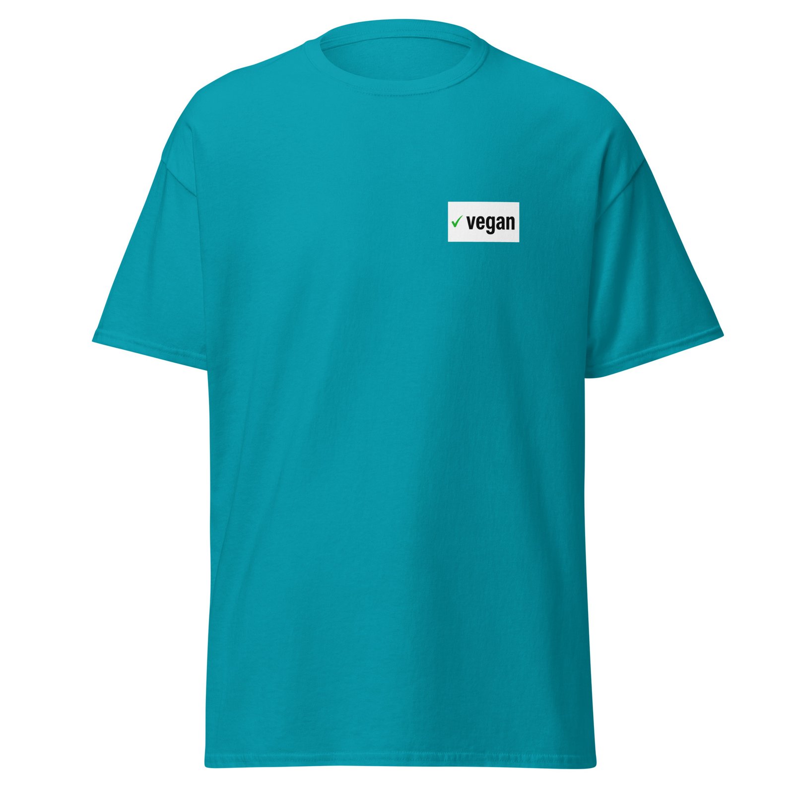 Vegan and Green Tick Cotton T-Shirt