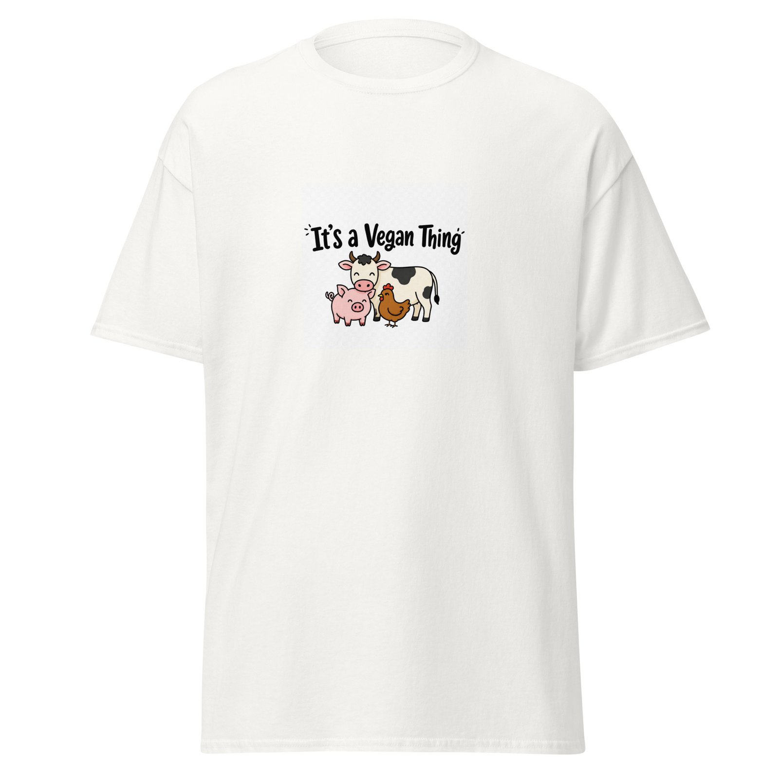 It's a Vegan Thing Cotton T-Shirt