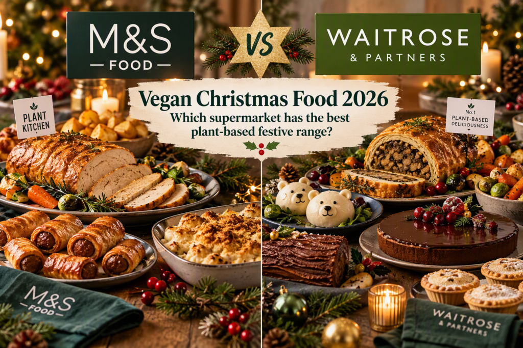 M&S and Waitrose Vegan Christmas Food 2026