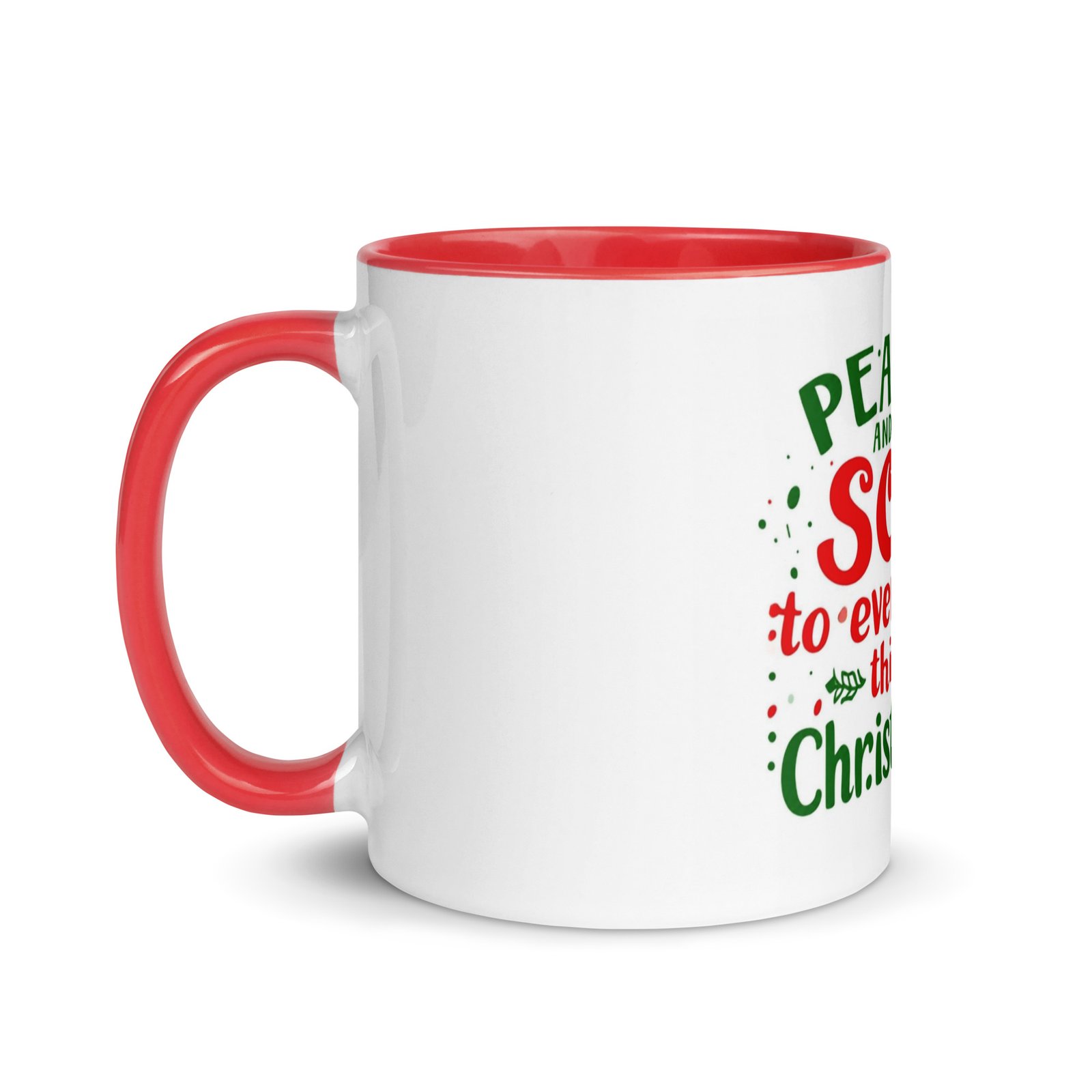 Peas and Soy Vegan Festive Mug - Image 2